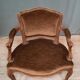 Fauteuil cabriolet de style Louis XV