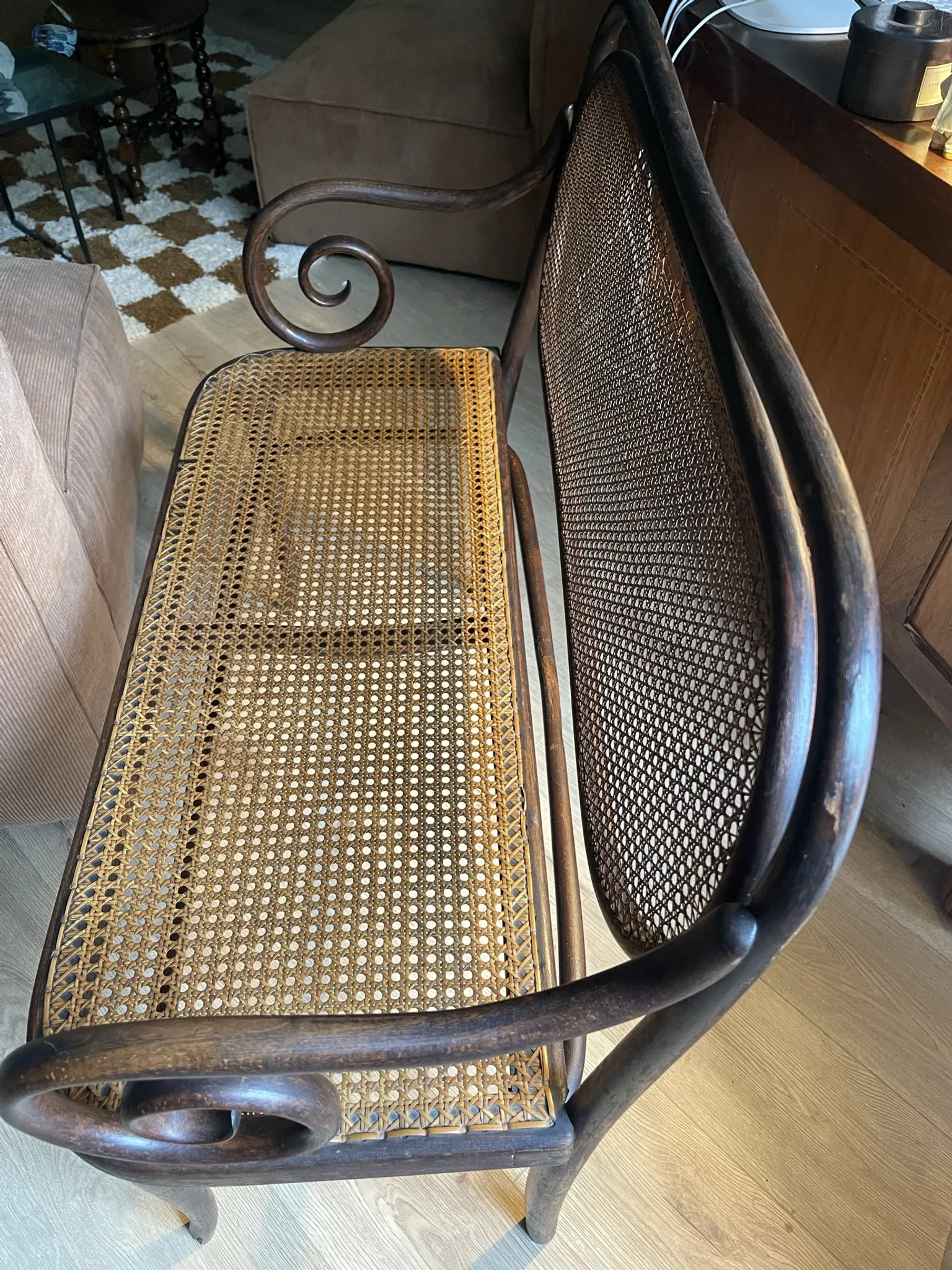 Thonet bench from the early 20th century