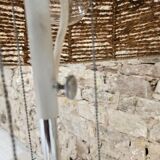 Vintage rope reading floor lamp 1970