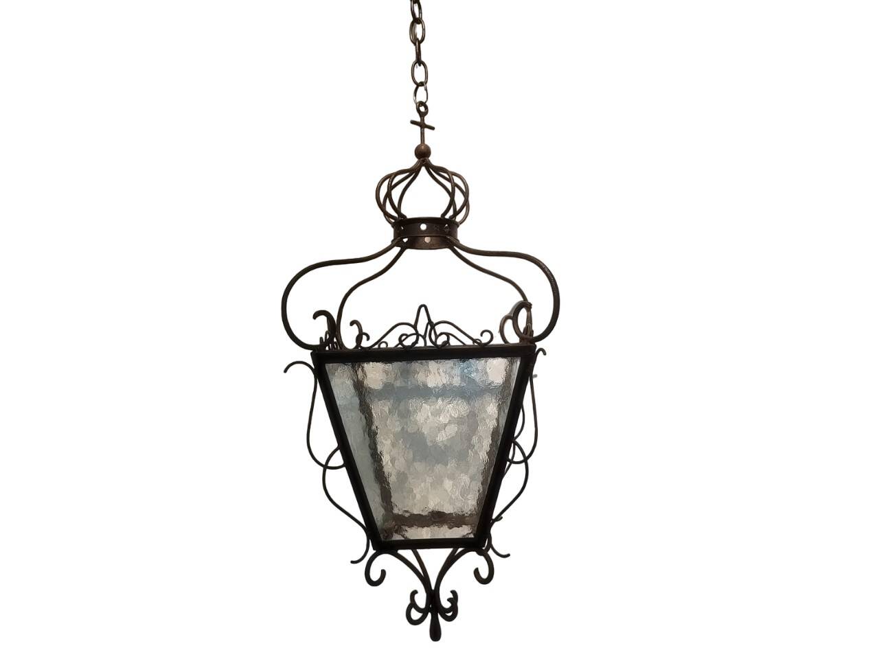 Wrought iron lantern