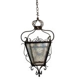 Wrought iron lantern