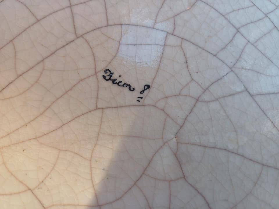 Vintage small porcelain dish