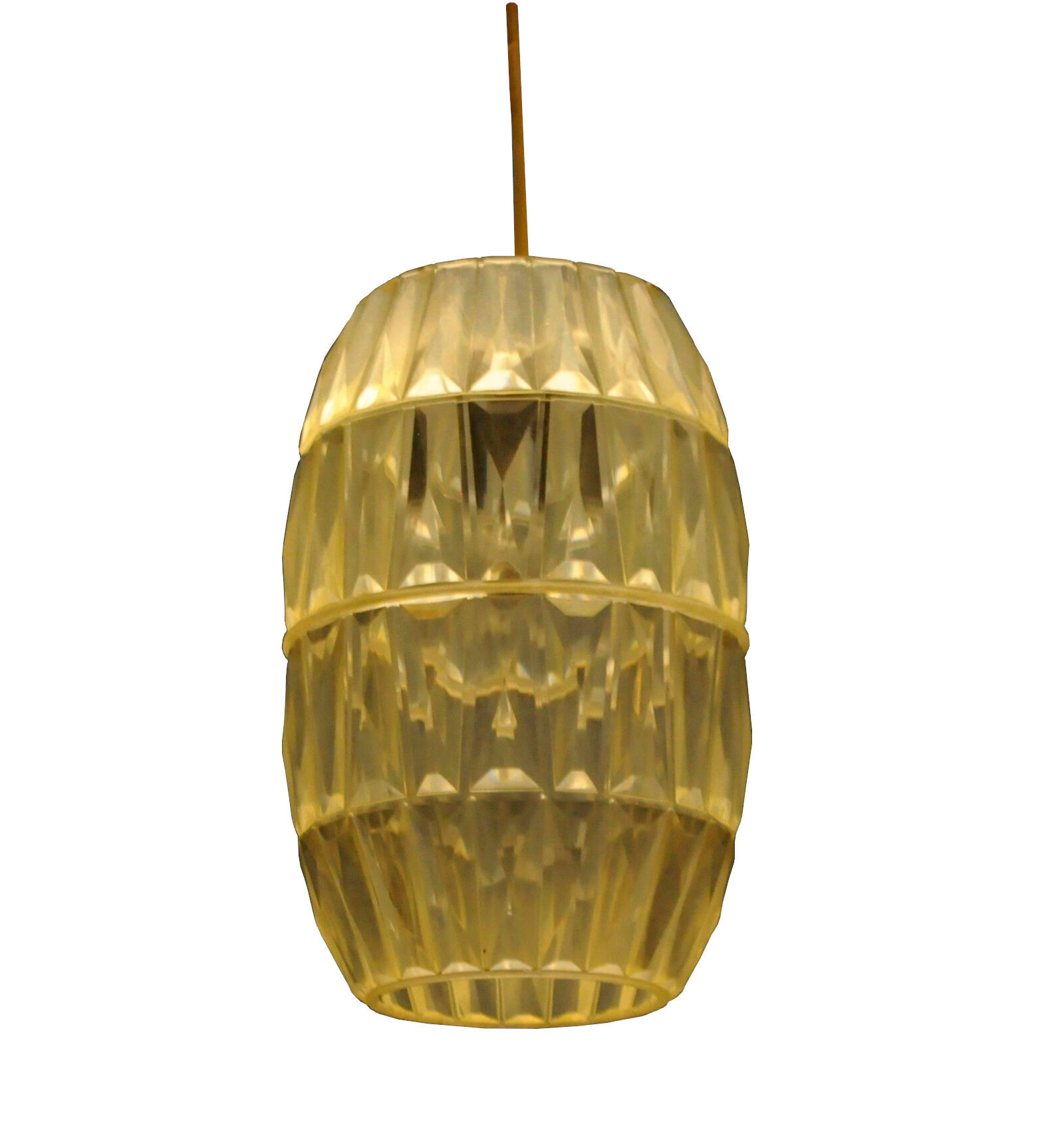 Danish ceiling lamp 1960 plexiglas