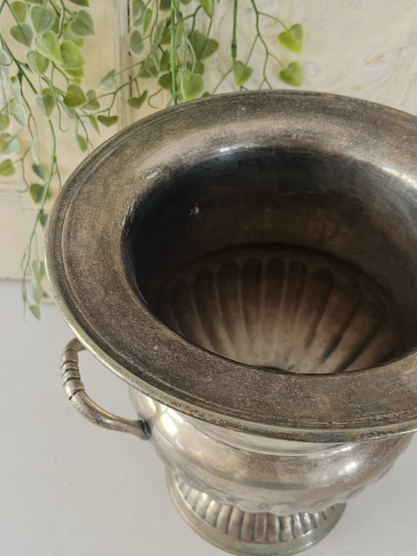 Champagne bucket Silver Plated Medici with Handles,