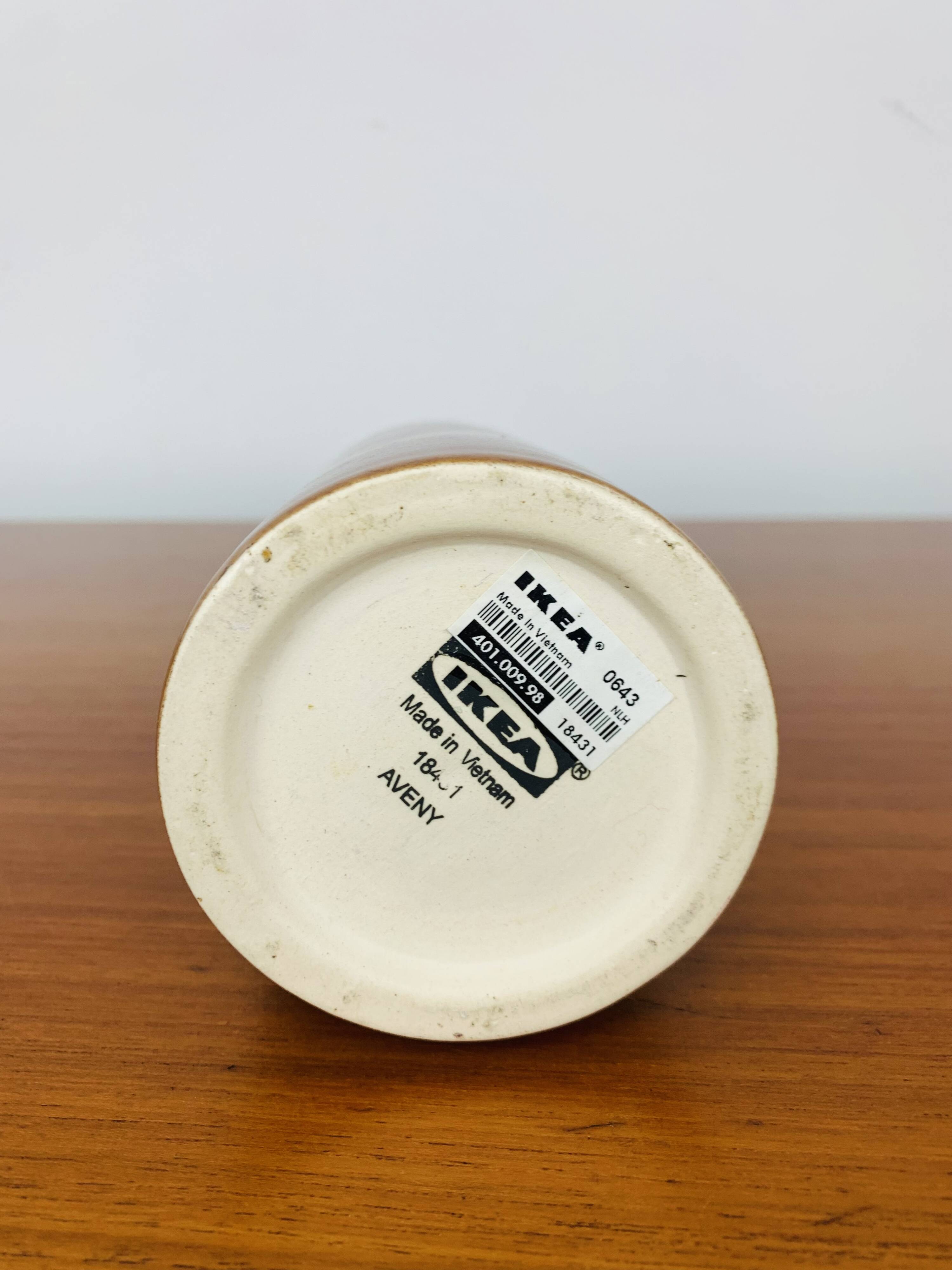 Ikea Aveny ceramic bottle vase