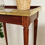 Kettle table Louis XVI mahogany style 1900