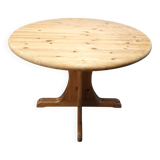 Rainer Daumiller style pine wood dining table, 1970s