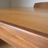 70's chrome teak table