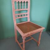 Shabby cane chair