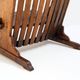 Antique Dutch Arts and Crafts Oak Hall Bench, Early 20th Century
