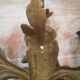 Pair of Louis XV style gilded bronze sconces