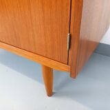 Vintage Scandinavian-style teak wardrobe from the 1960s