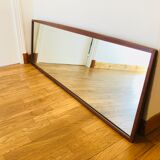 Scandinavian teak mirror 1960 - 139 cm x 46 cm