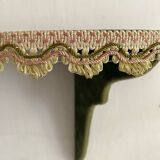 60s velvet wall shelf