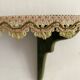 60s velvet wall shelf
