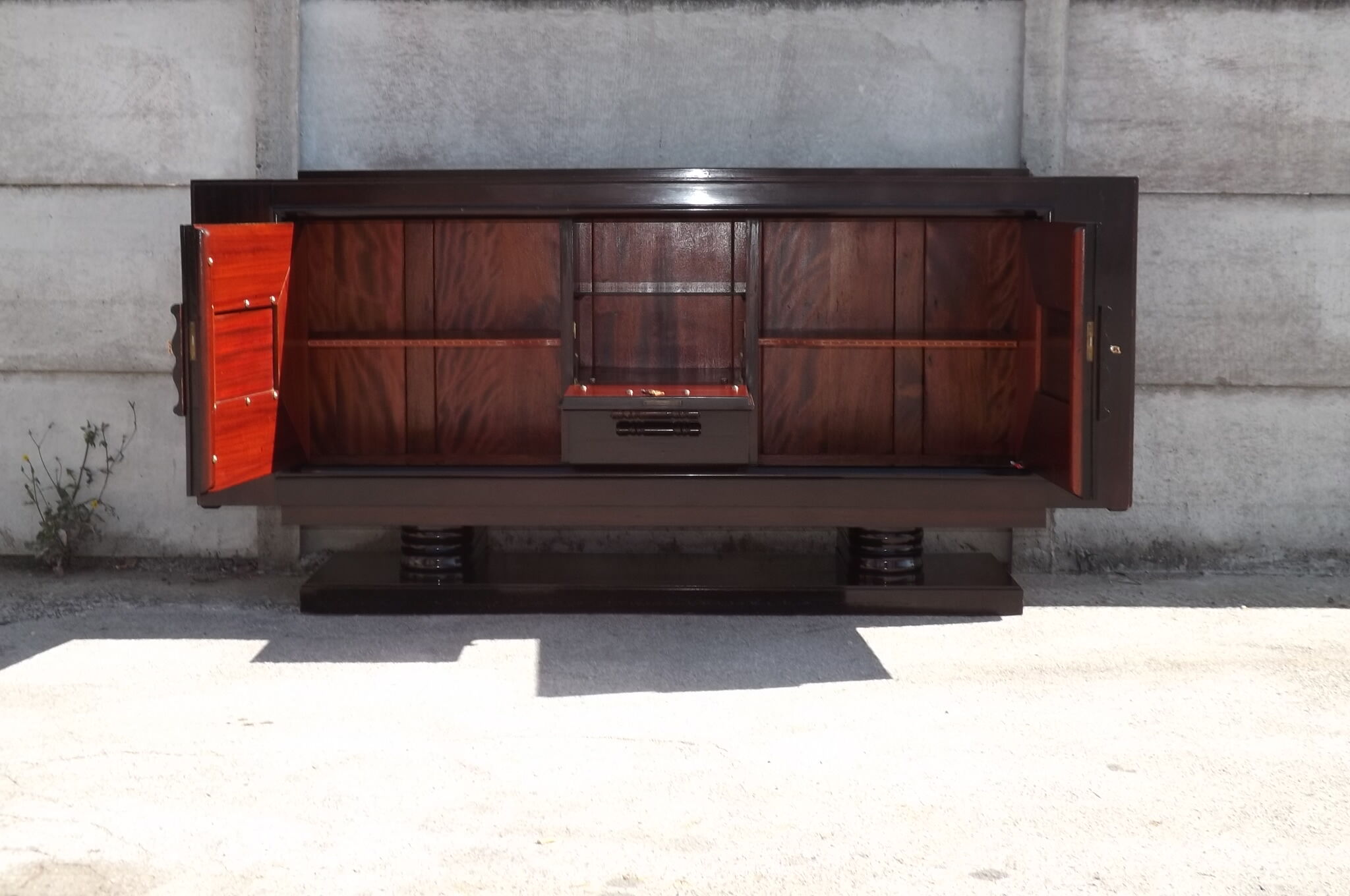 Mahogany buffet by Gaston Poisson, 1925-1930