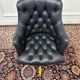 Chaise de bureau Chesterfield noire