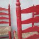 6 chaises paillées Vintage