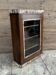 Art Deco wall display cabinet in Burmese teak with original patina.