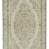 Tapis beige ancien fait à la main 170 cm x 292 cm