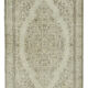 Handmade antique oriental beige carpet 170 cm x 292 cm
