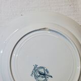 Lot de 4 assiettes à soupe en faïence de Moulin des Loups modèle Mimosas