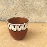 Russian handicraft cup hand painted pattern