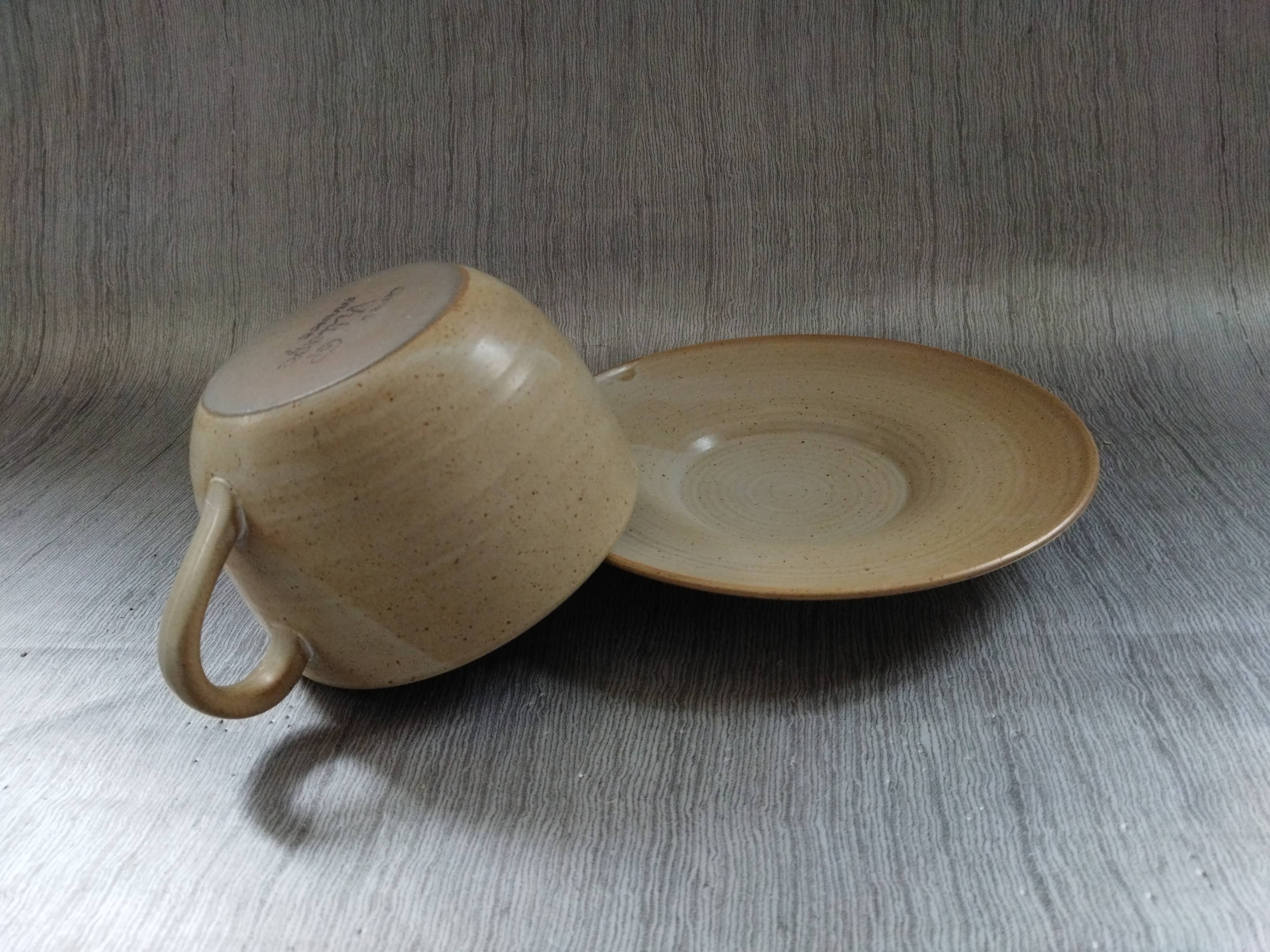 CNP Grès Village stoneware breakfast cup