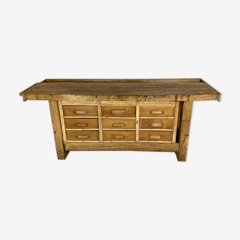 Drawer workbench - antique craft furniture