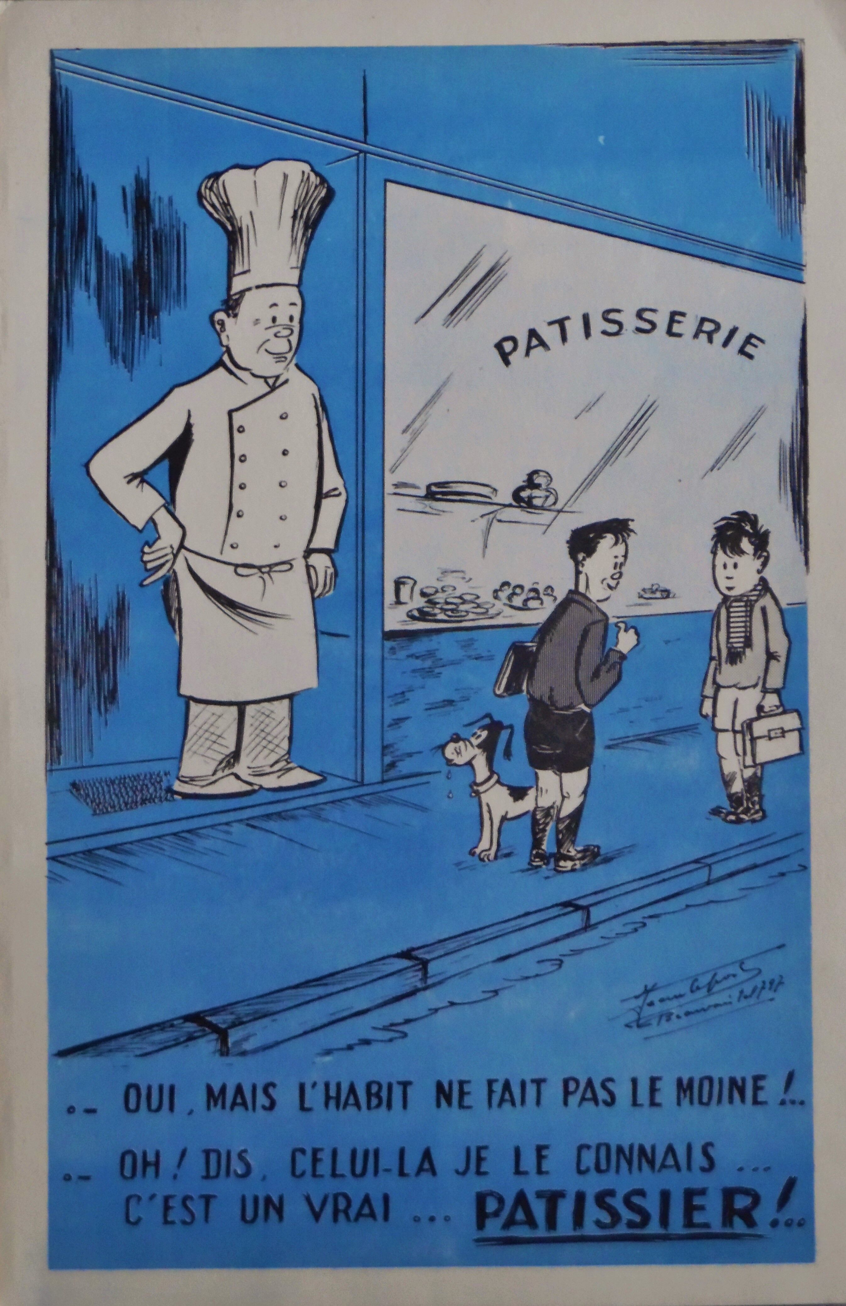 Poster "patissier"
