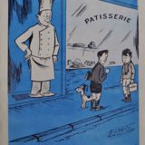Poster "patissier"