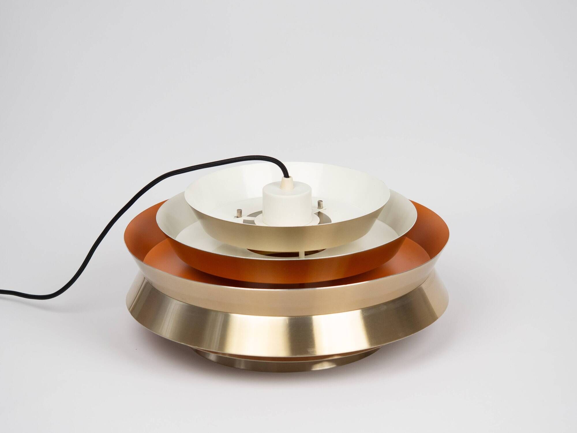 Swedish vintage pendant lamp Trava by Carl Thore, Granhaga, 1960s