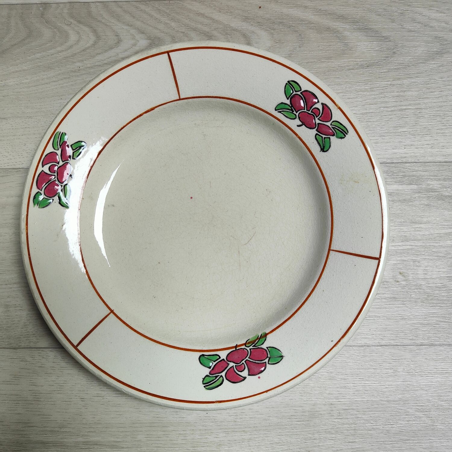 Set of 6 iron earth plates