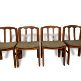 4 vintage wooden chairs