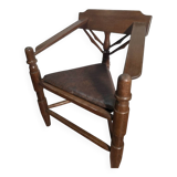 Corner tripod monk chair Munkstol Solid oak