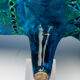 Le Chat by Aldo Londi for Bitossi in blue ceramic, circa 1950