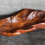 Antique XXL carved solid wood leaf cutter