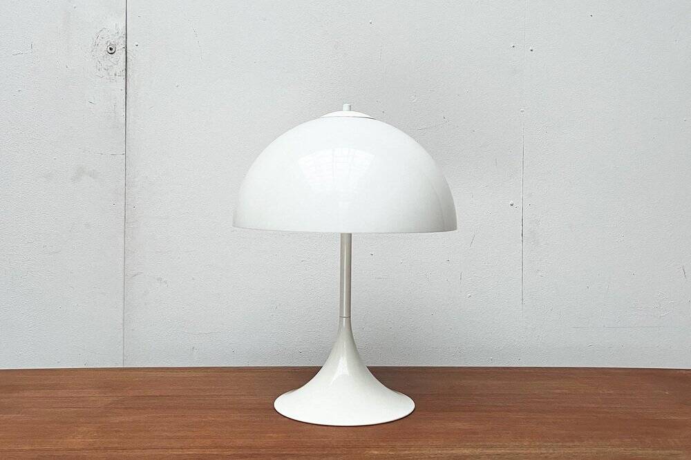Panthella table lamp in mid-century space age style by Böhmmer Leuchten, Germany.
