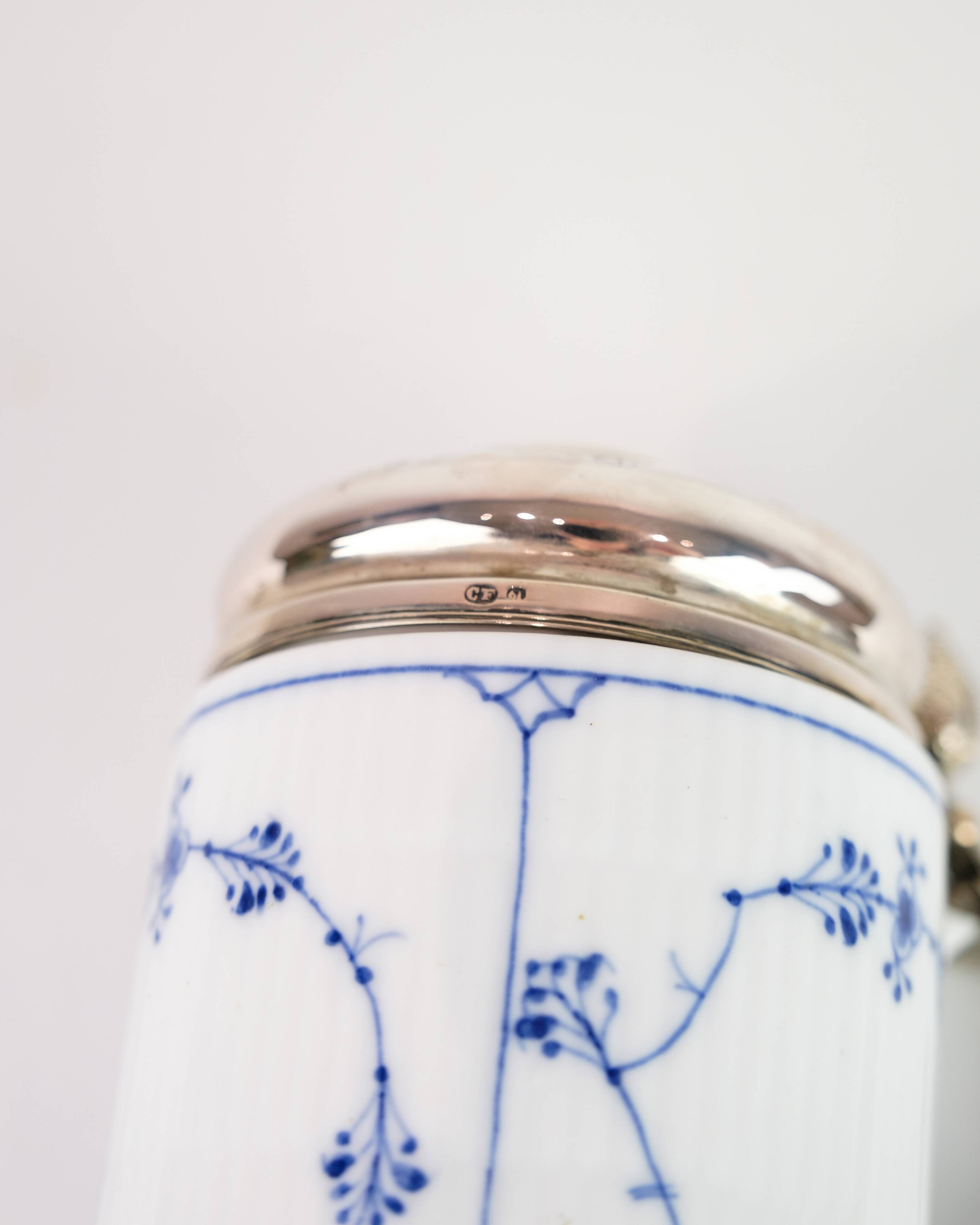 Mug With Baroque Lid Model 1/2023 Made In Porcelain By Royal Copenhagen