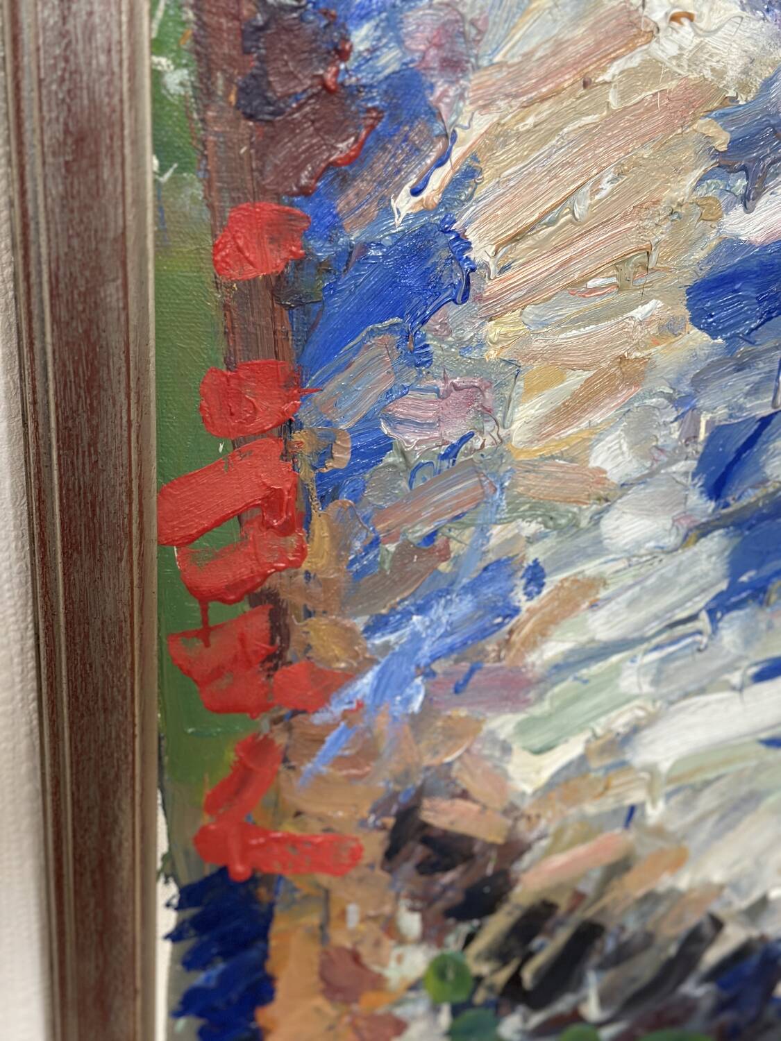 Swedish Oil on Canvas – “Sitting Man” by Bengt Crantz