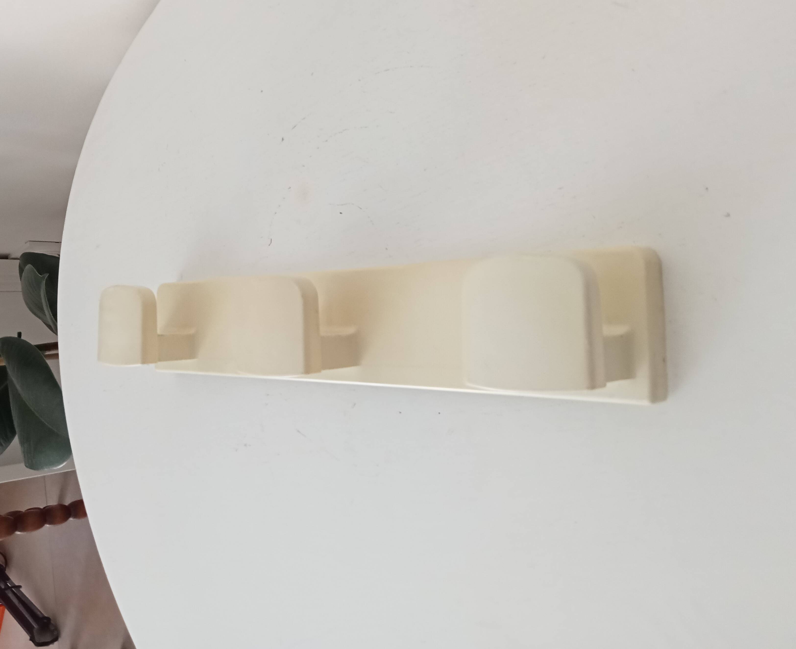 Vintage wall coat rack from the 70s