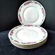 5 Assiettes à dessert en porcelaine  Art Déco