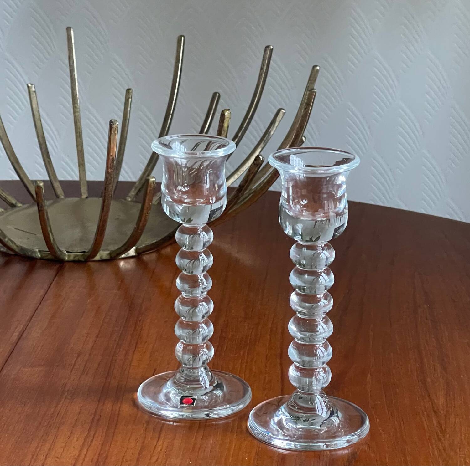 Pair of candlesticks Wiesenthalhütte, 1970