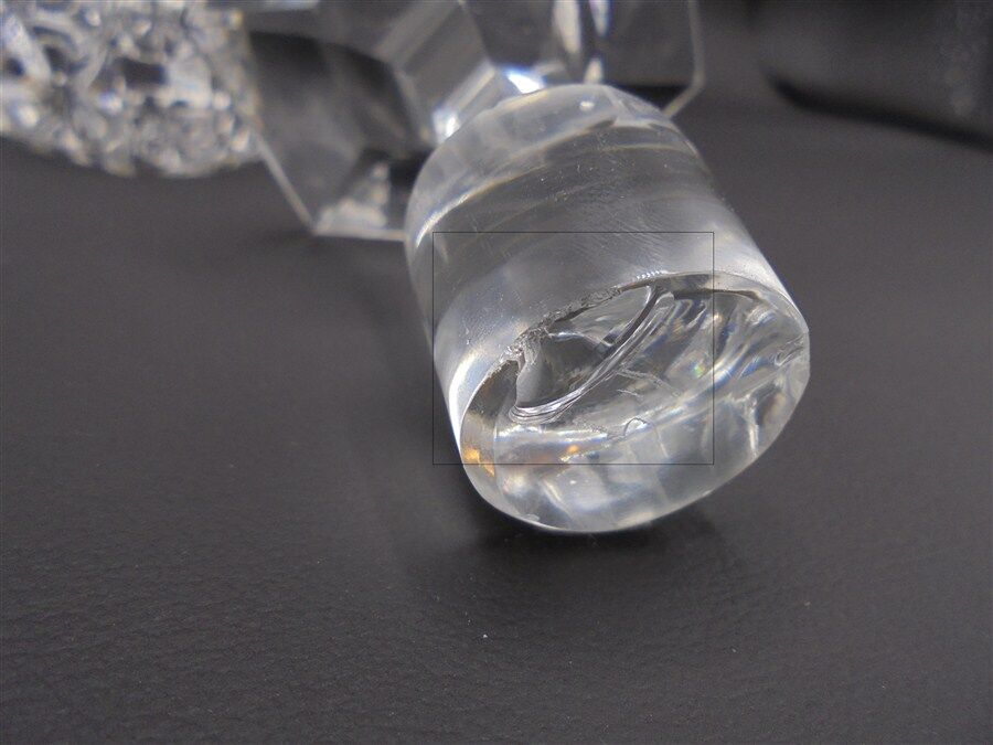 Pineapple pattern whiskey decanter