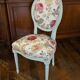 Louis XVI style medallion chair – traditional upholstery
