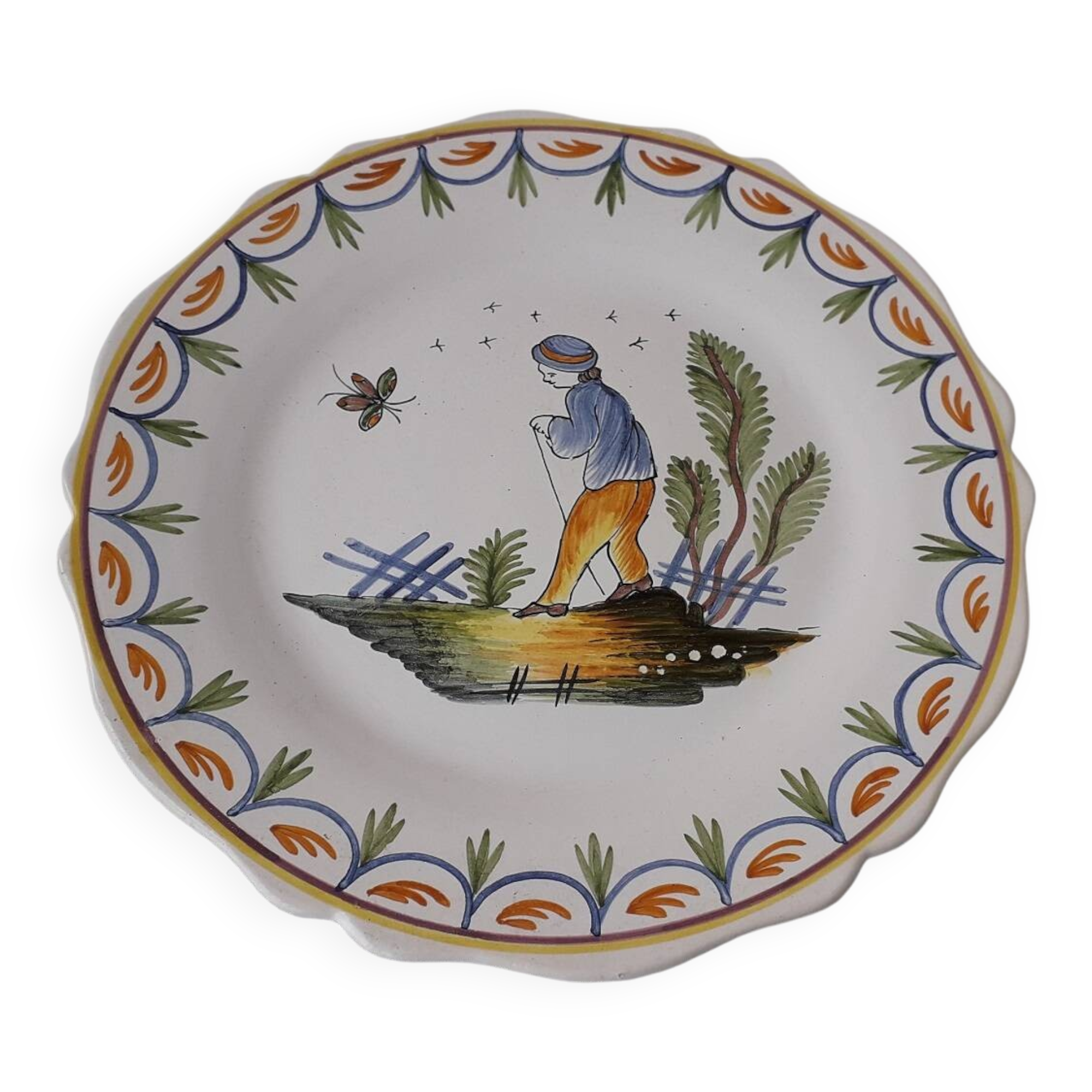 Earthenware plate