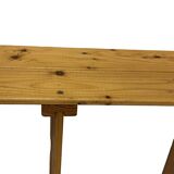 Vintage Wall shelf rack Pinewood wood 70s design