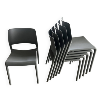 Set of 6 Spark chairs by Don Chadwick. Knoll.