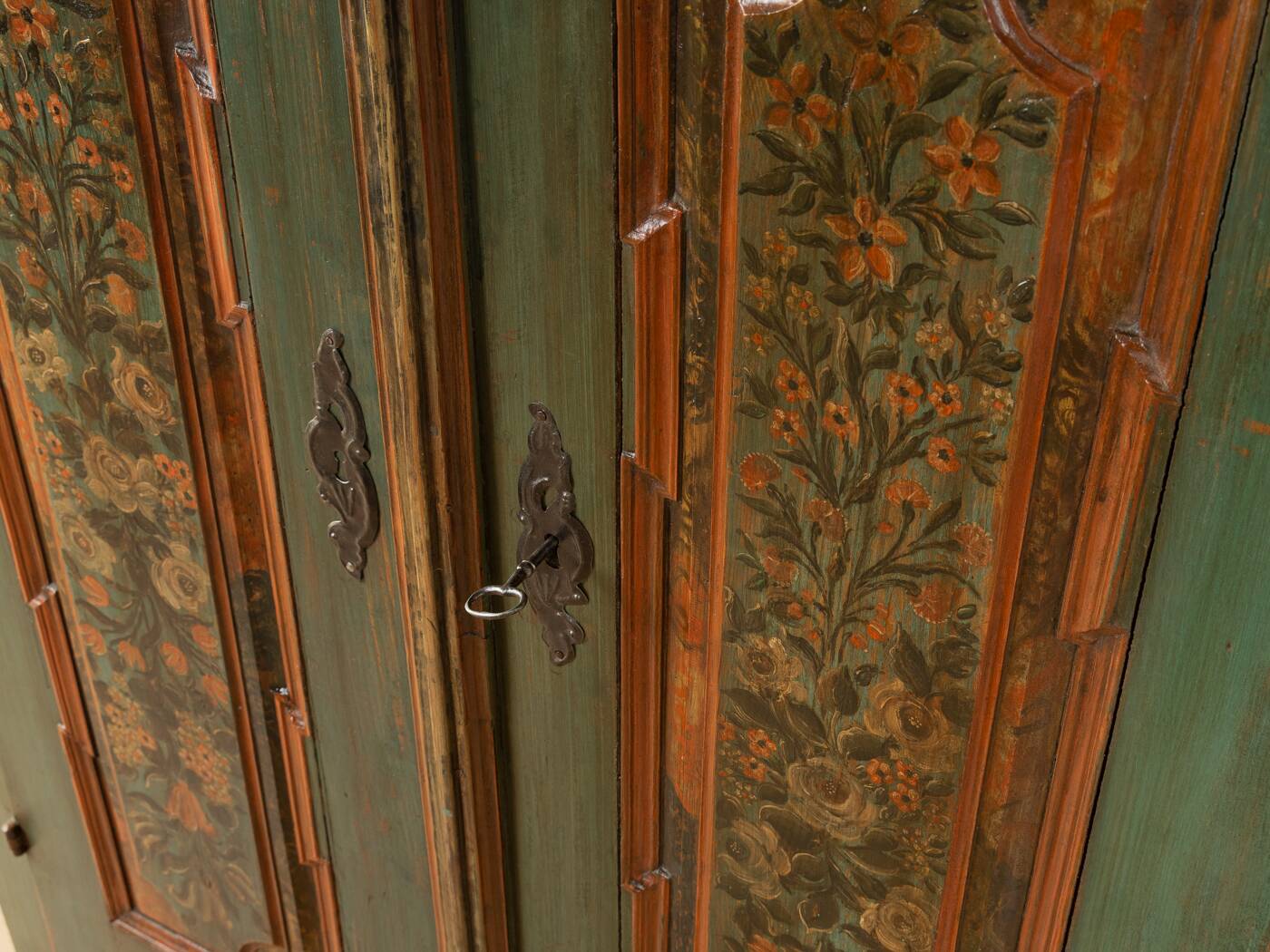 antique farmhouse cabinet, vintage