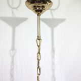 1-light lantern in gold metal